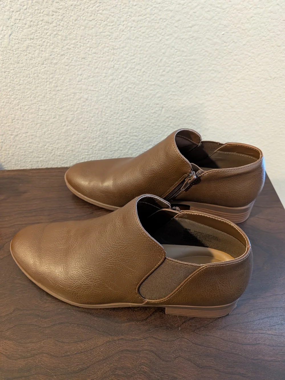 Kensie Women's Brown Slip-On Ankle Boots Size 8 - Picture 2 of 7